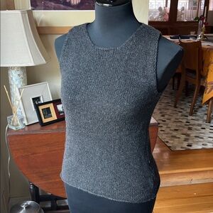 Maria Luisa B. Vintage Cashmere sweater vest made in Italy, 38.
